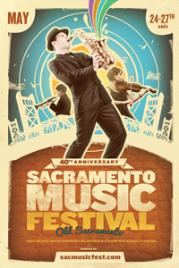2013 Sac. Music Festival poster - sm