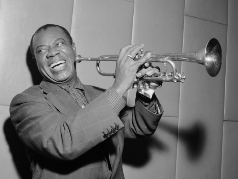 PHOTO - Louis Daniel Armstrong (August 4, 1901 – July 6, 1971), jazz trumpeter